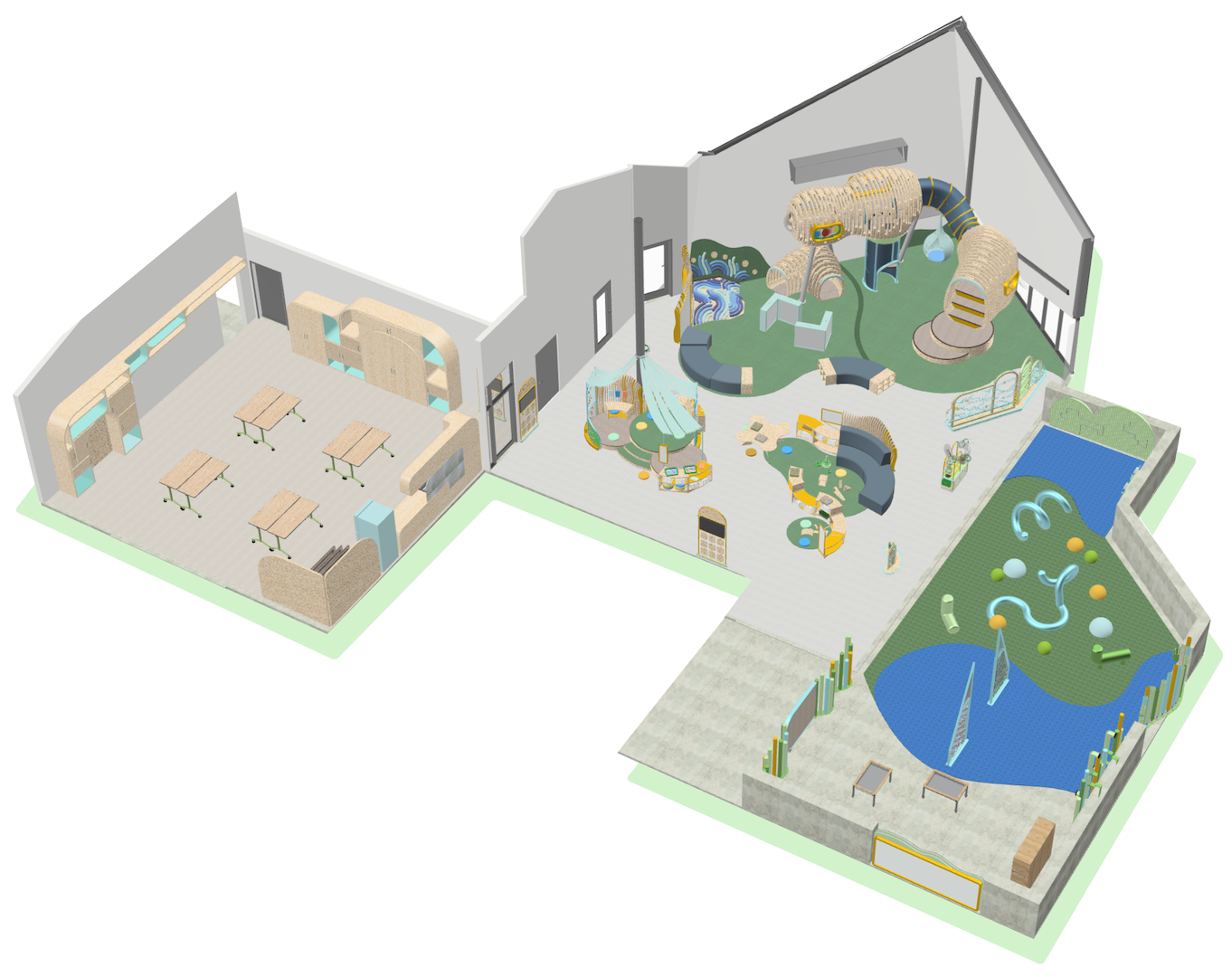 Render of The Early Learner Education Center Internal 1