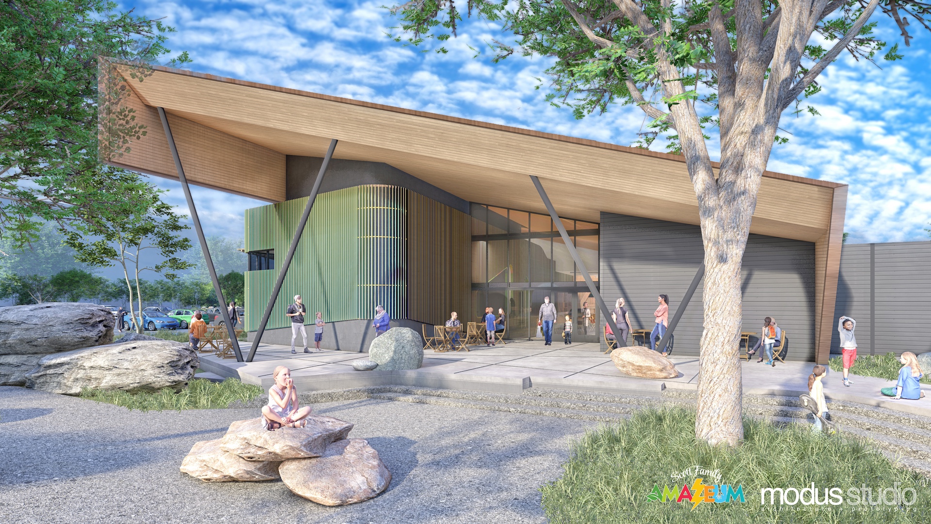 Render of The Hangout External 2